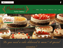 Tablet Screenshot of palermositalianbakery.com